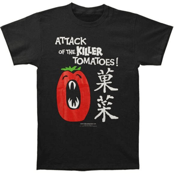 Tops - Japanese Tomatoes T Attack Of The Killer Tomatoes shirt retro vintage vtg